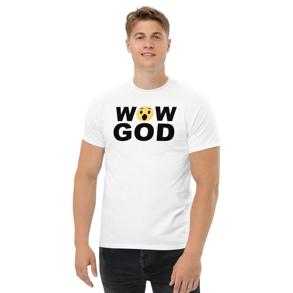 WOW GOD Men's heavyweight tee