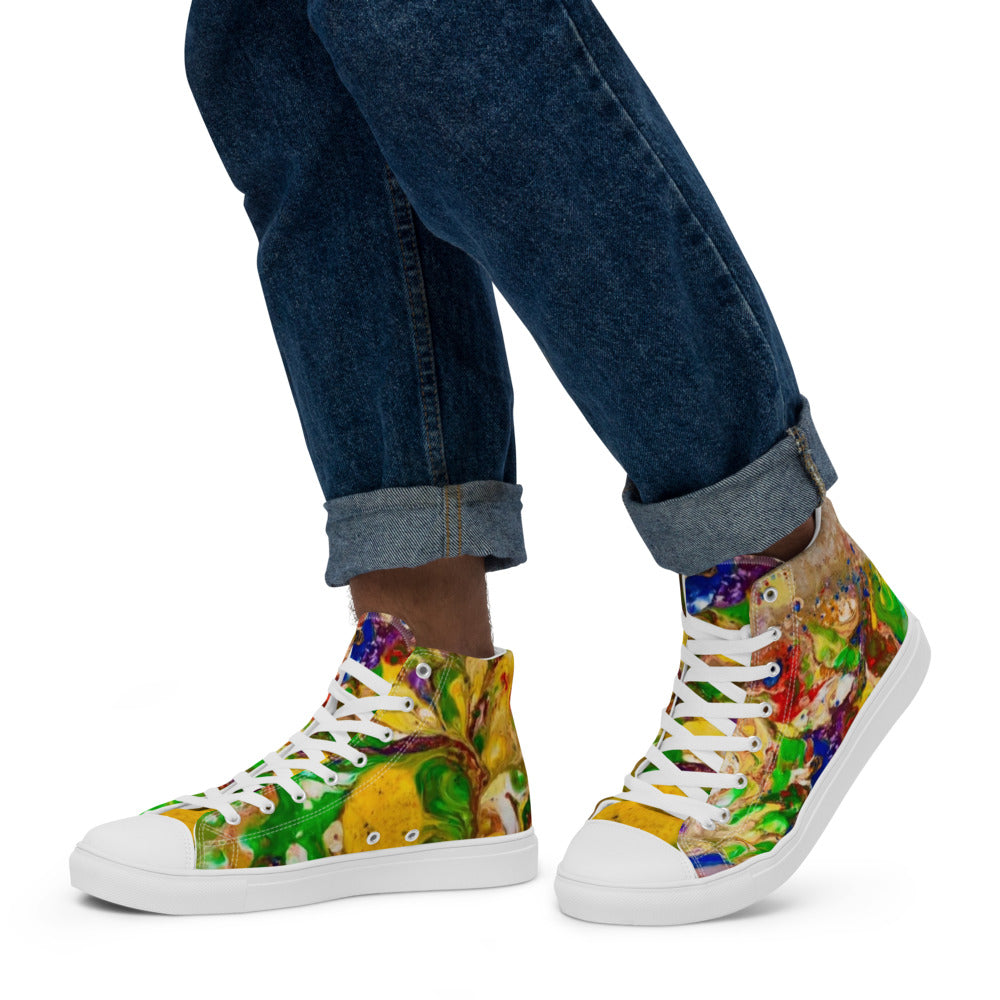 JMFIH Men’s high top canvas shoes