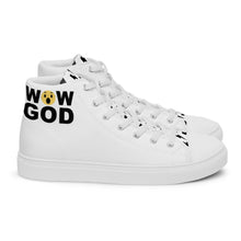 Load image into Gallery viewer, WOW GOD Men’s high top canvas shoes
