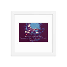 Load image into Gallery viewer, Psalms 63:7 Framed photo paper poster
