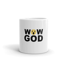 Load image into Gallery viewer, WOW GOD White glossy mug
