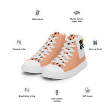 Load image into Gallery viewer, WOW GOD Women’s high top canvas shoes
